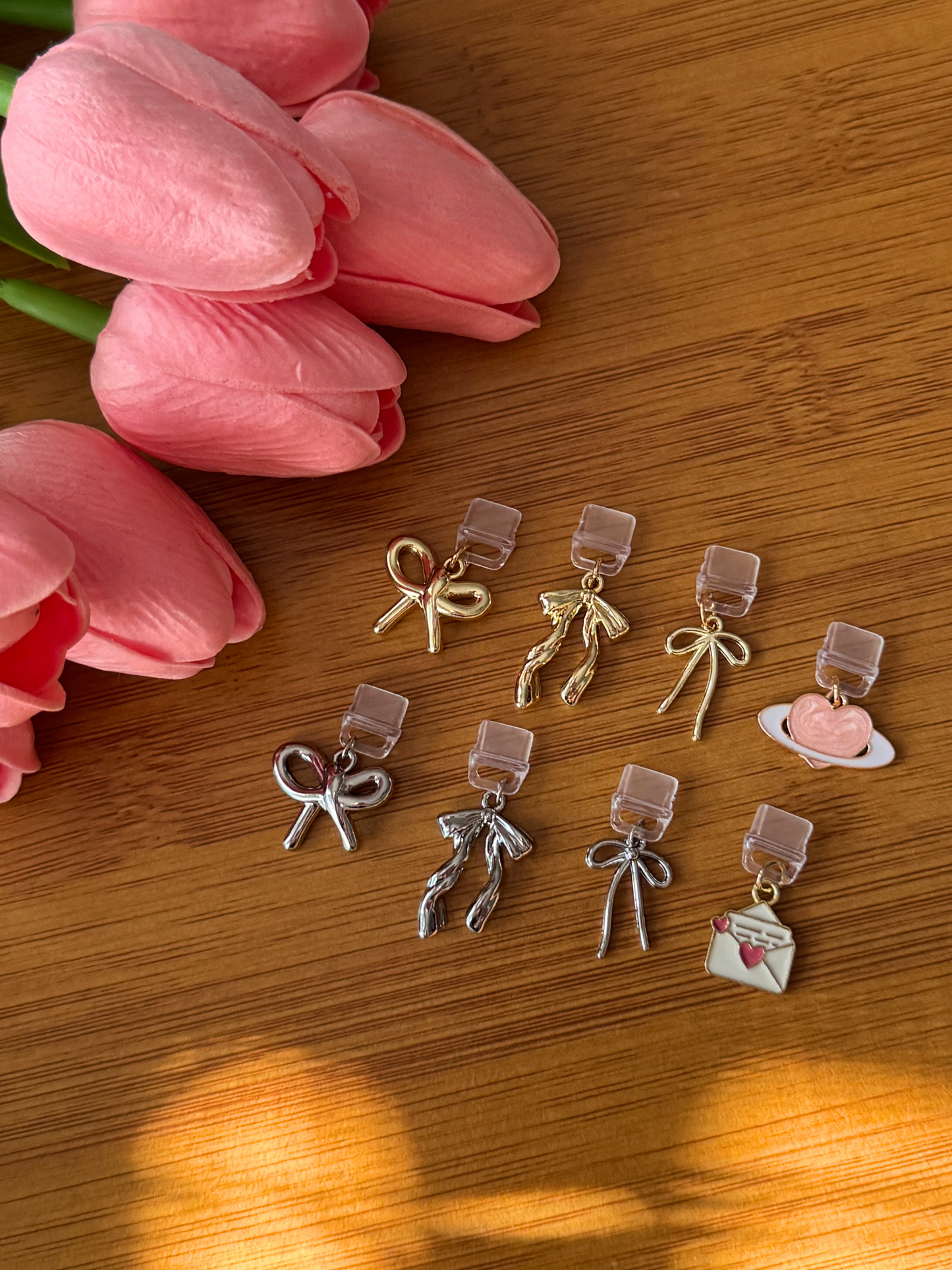 mini bow charm